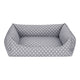 Pet Comfort Uniform Gri Puantiyeli Kedi ve Köpek Yatağı S 60x50cm