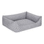 Pet Comfort Uniform Gri Puantiyeli Kedi ve Köpek Yatağı S 60x50cm