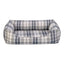 Pet Comfort Delta Lacivert Kareli Kedi ve Köpek Yatağı XS 55x45cm