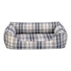 Pet Comfort Delta Lacivert Kareli Kedi ve Köpek Yatağı XS 55x45cm