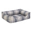 Pet Comfort Delta Lacivert Kareli Kedi ve Köpek Yatağı XS 55x45cm
