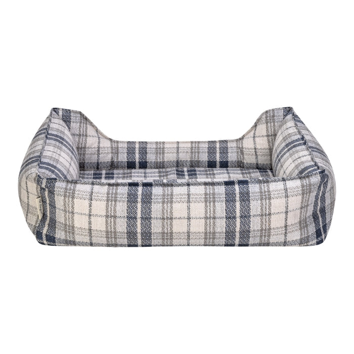 Pet Comfort Delta Lacivert Kareli Kedi ve Köpek Yatağı XS 55x45cm