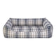 Pet Comfort Delta Lacivert Kareli Köpek Yatağı L 105x80cm