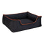 Pet Comfort Alpha Köpek Yatağı Siyah w Turuncu Biye M 80x65cm