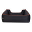 Pet Comfort Alpha Köpek Yatağı Siyah w Turuncu Biye M 80x65cm
