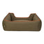 Pet Comfort Alpha Köpek Yatağı Haki w Turuncu Biye L 105x85cm