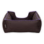 Pet Comfort Alpha Kedi ve Köpek Yatağı Kahverengi w Mor Biye S 60x50cm