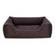 Pet Comfort Alpha Köpek Yatağı Kahverengi w Mor Biye L 105x85cm