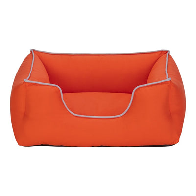 Pet Comfort Alpha Kedi ve Köpek Yatağı Turuncu w Beyaz Biye S 60x50cm