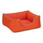 Pet Comfort Alpha Kedi ve Köpek Yatağı Turuncu w Beyaz Biye S 60x50cm
