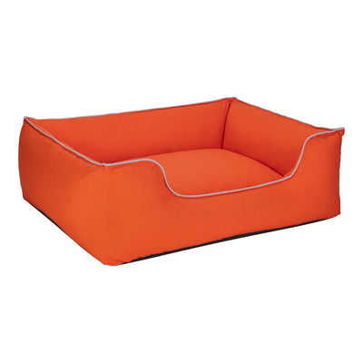 Pet Comfort Alpha Köpek Yatağı Turuncu w Beyaz Biye M 80x65cm