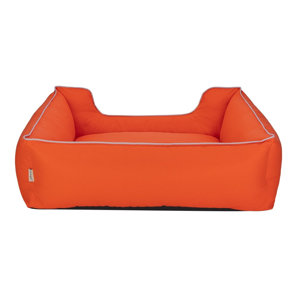Pet Comfort Alpha Köpek Yatağı Turuncu w Beyaz Biye M 80x65cm