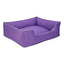 Pet Comfort Alpha Köpek Yatağı Mor w Beyaz Biye M 80x65cm