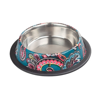 Oripet Asr 8 Oz Hint Desenli Yeşil Mama ve Su Kabı