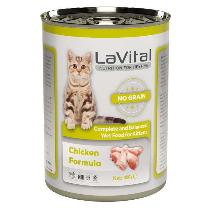 Lavital Yavru Kedi Tavuk Etli 400gr - Püre