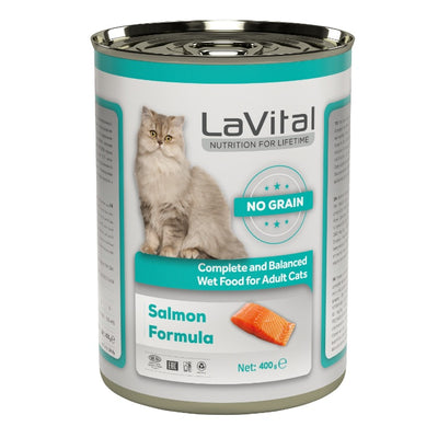 Lavital Yetişkin Kedi Somon Etli 400gr - Püre