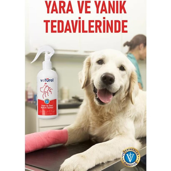 Vetürel Yara Ve Deri Bakım Spreyi 300ml