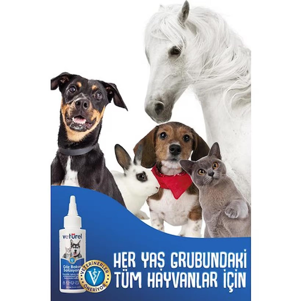 Vetürel Göz Bakım Solüsyonu 100ml