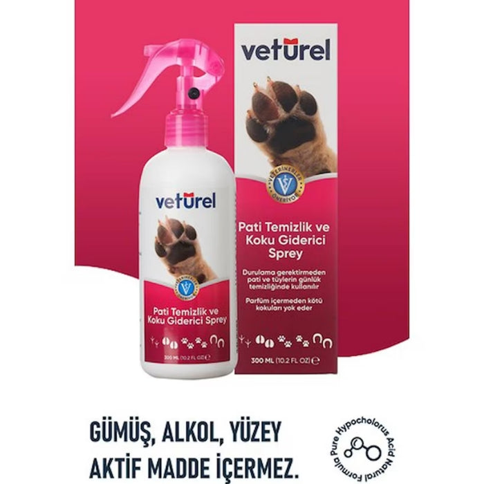 Vetürel Pati Temizlik Ve Koku Giderici Sprey 300ml