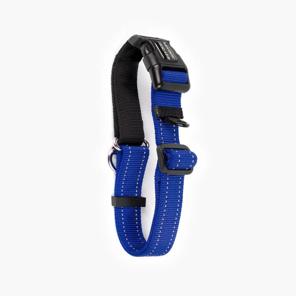 EzyDog COLLAR CHECKMATE L BLUE