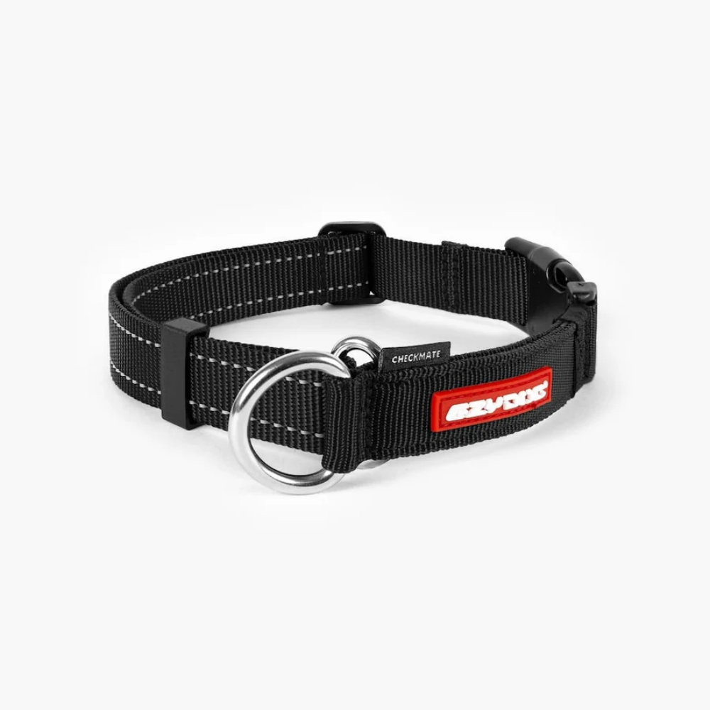 EzyDog COLLAR CHECKMATE L BLACK