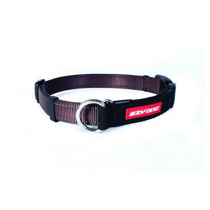 EzyDog COLLAR CHECKMATE XL CHOCOLATE