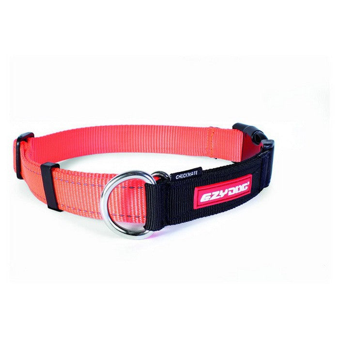 EzyDog COLLAR CHECKMATE XL ORANGE