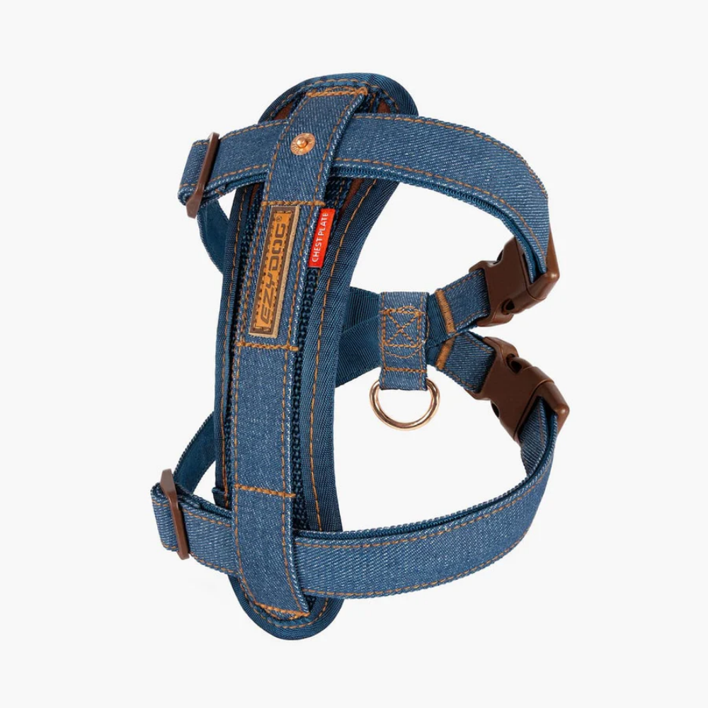 Ezydog 04904 Chest Plate Harness Denım Xl