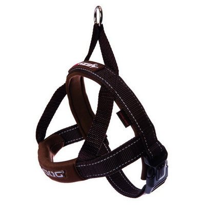EzyDog Harnes Quick Fit M Chocolate