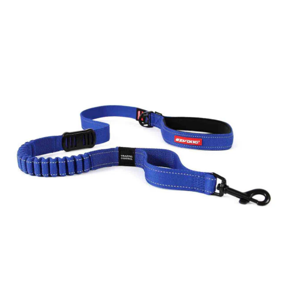 Ezydog Leash Zero Shock 25" Blue 64cm