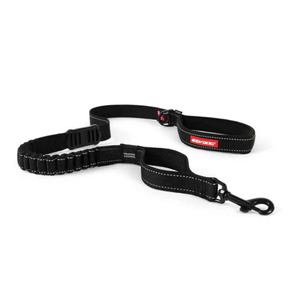 Ezydog Leash Zero Shock 25 Gezdirme Kayışı Siyah 63.5Cm