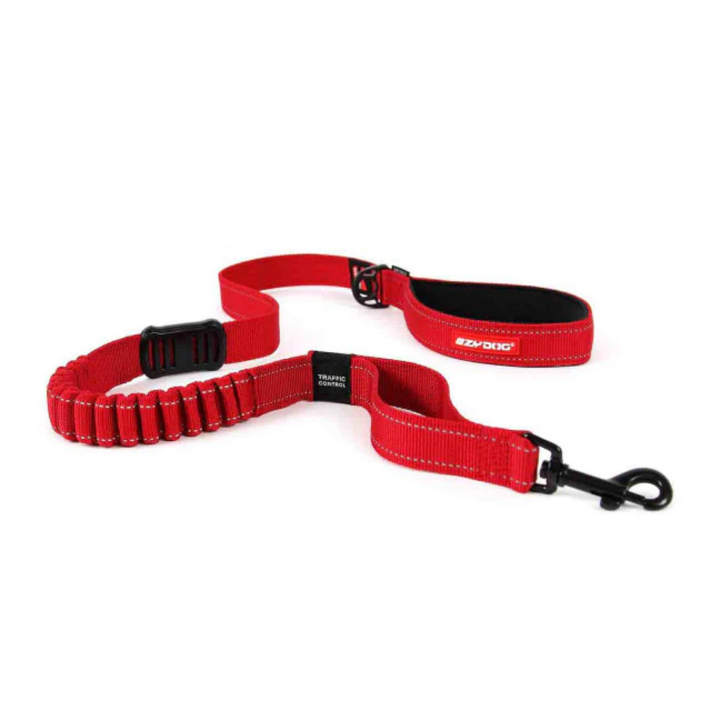 Ezydog 00531 Leash Zero Shock 48" Red (122Cm) Trffıccnt