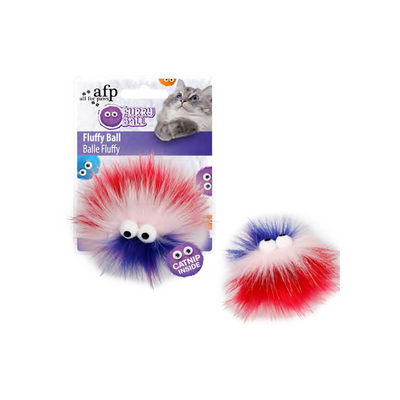 AFP Furry Ball-Fluffer Catnipli- Pembe 9,5x9x5x5cm
