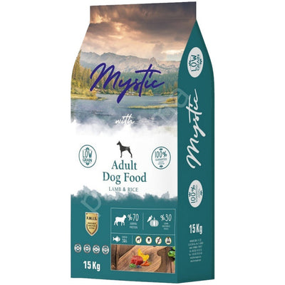 Mystic Az Tahıllı Kuzulu 15 Kg Yetişkin Kuru Köpek Maması