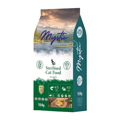 Mystic Az Tahıllı Somonlu 15 Kg Kısır Kuru Kedi Maması