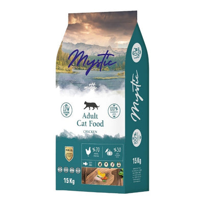 Mystic Az Tahıllı Tavuklu 15 Kg Yetişkin Kuru Kedi Maması