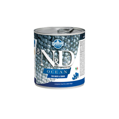 N&D Ocean Tahılsız Levrek&Mürekkep Balığı 285gr Yaş Köpek Konservesi
