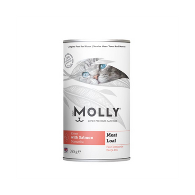 MOLLY Somonlu Pate İçerisinde Parça Etli Yavru Kedi Konserve 395Gr