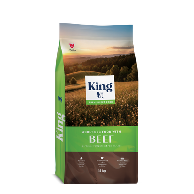 King Biftekli Yetişkin Köpek Maması 15 Kg