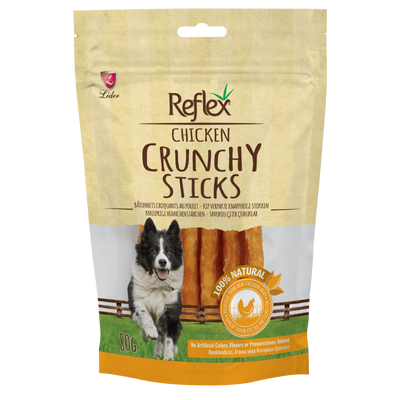 Reflex Tavuk Parçalı Çıtır Çubuk 80gr Köpek Ödül Maması