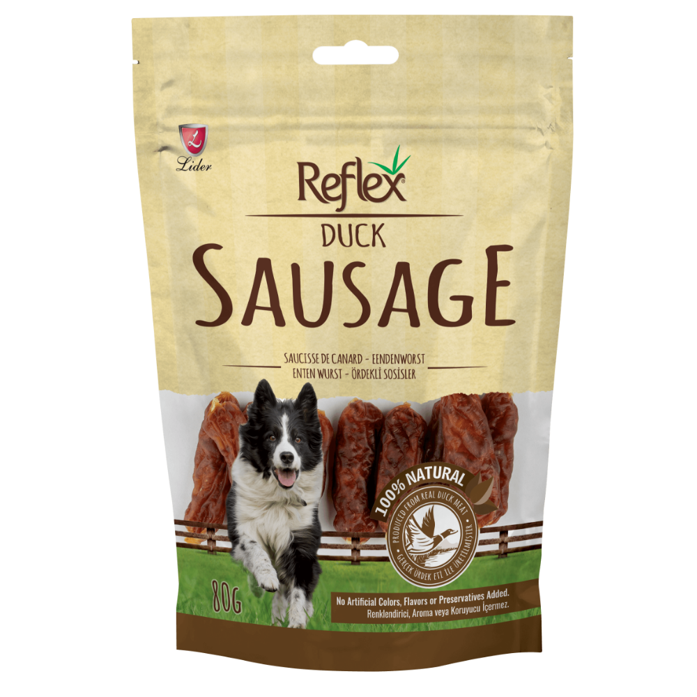 Reflex Ördekli Sosis 80gr Köpek Ödül Maması
