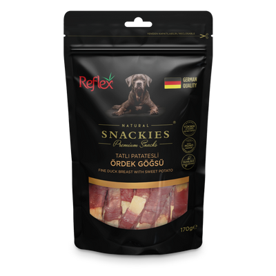 Reflex Snackies Tatlı Patatesli Ördek Göğüslü Köpek Ödülü 170gr