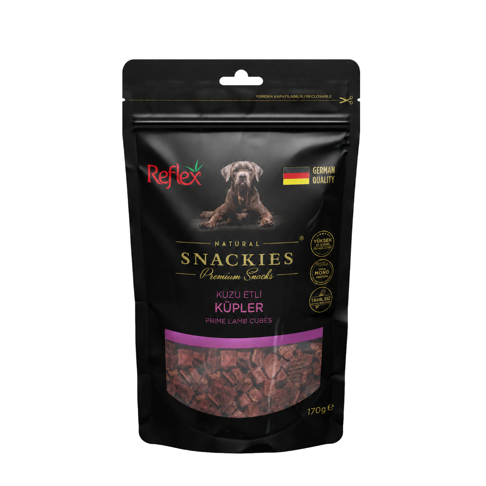 Reflex Snackies Kuzu Etli Küpler Yetişkin Köpek Ödülü 170gr