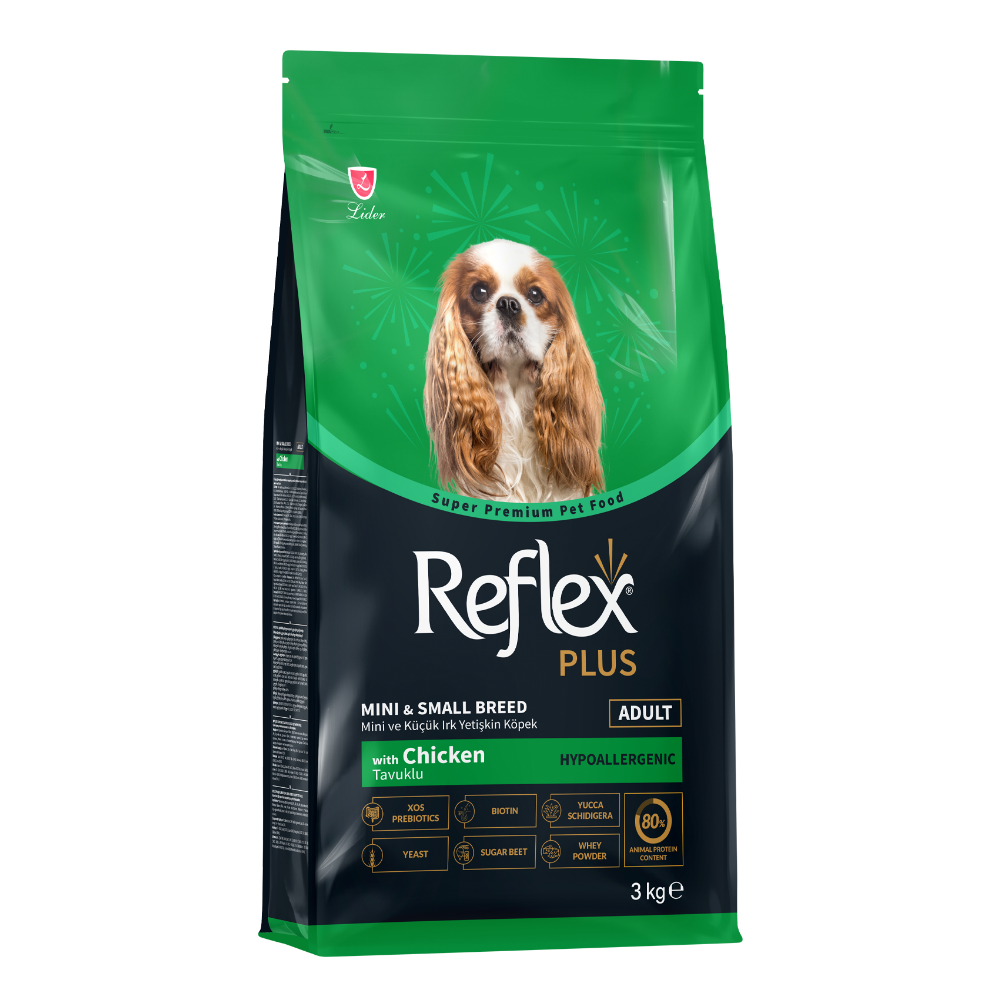 Reflex Plus Tavuklu 3 Kg Mini-Small Breed Yetişkin Kuru Köpek Maması