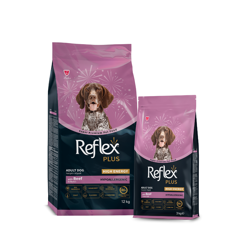 Reflex Plus Biftekli High Energy 3 Kg Yetişkin Kuru Köpek Maması
