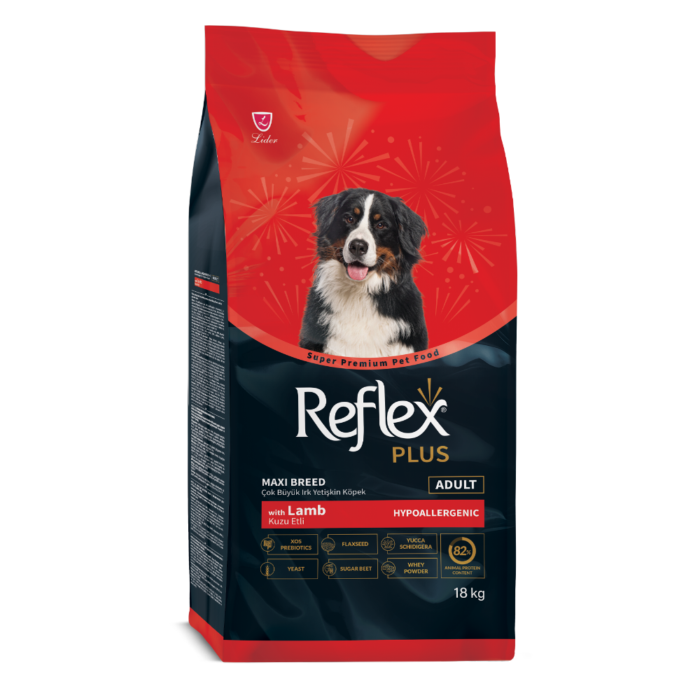 Reflex Plus Kuzulu 18 Kg Maxi Breed Yetişkin Köpek Maması