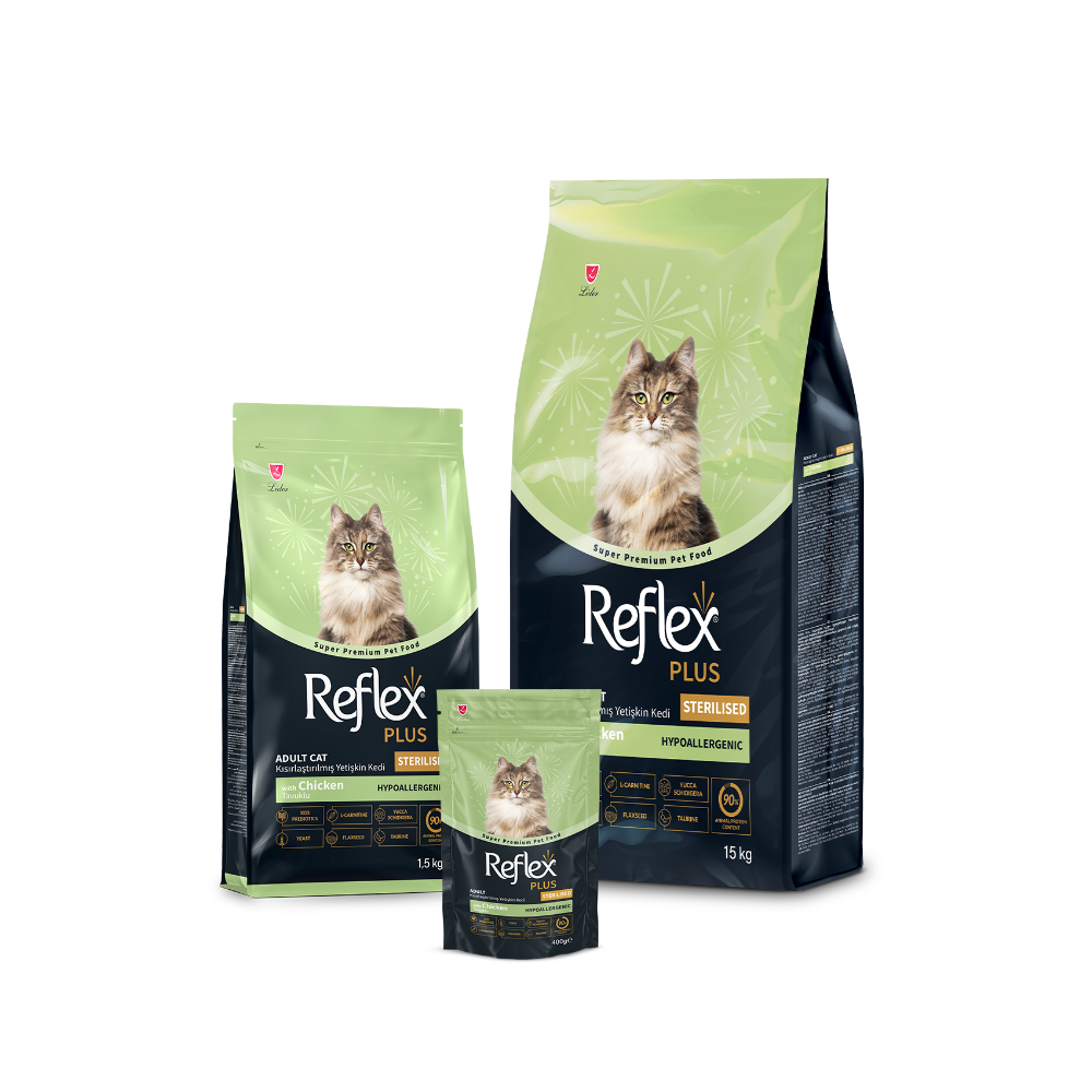 Reflex Plus Sterilised Tavuklu 1.5 Kg Kısırlaştırılmış Kuru Kedi Maması