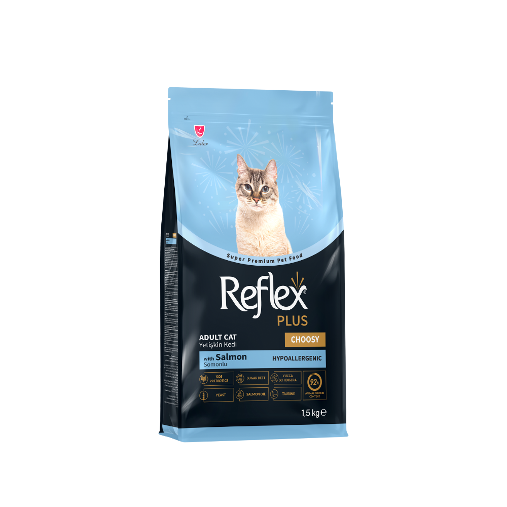 Reflex Plus Choosy Somonlu 1.5 Kg Yetişkin Kuru Kedi Maması