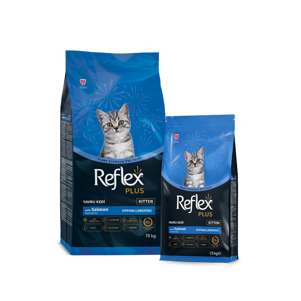 Reflex Plus Kitten Somonlu 1.5 Kg Yavru Kuru Kedi Maması