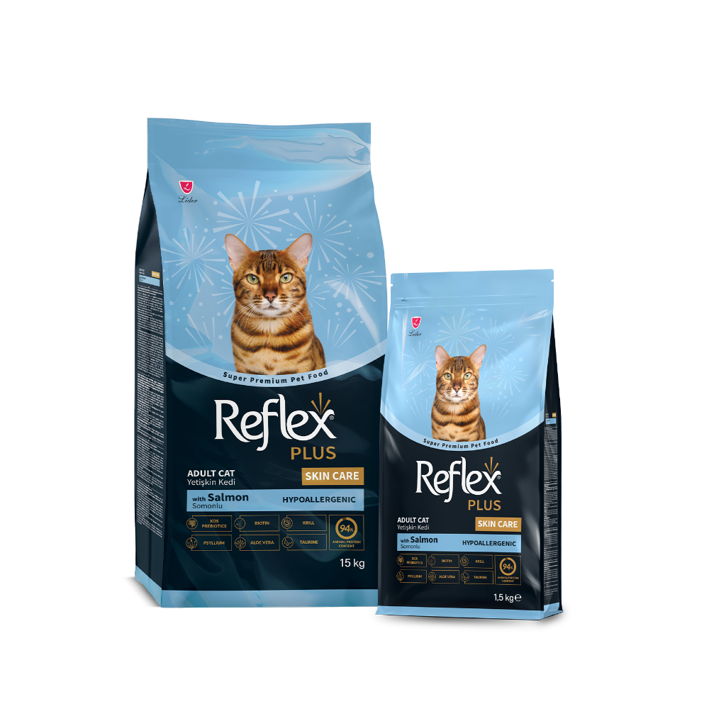 Reflex Plus Somon Skin Care 1.5 Kg Kedi Maması